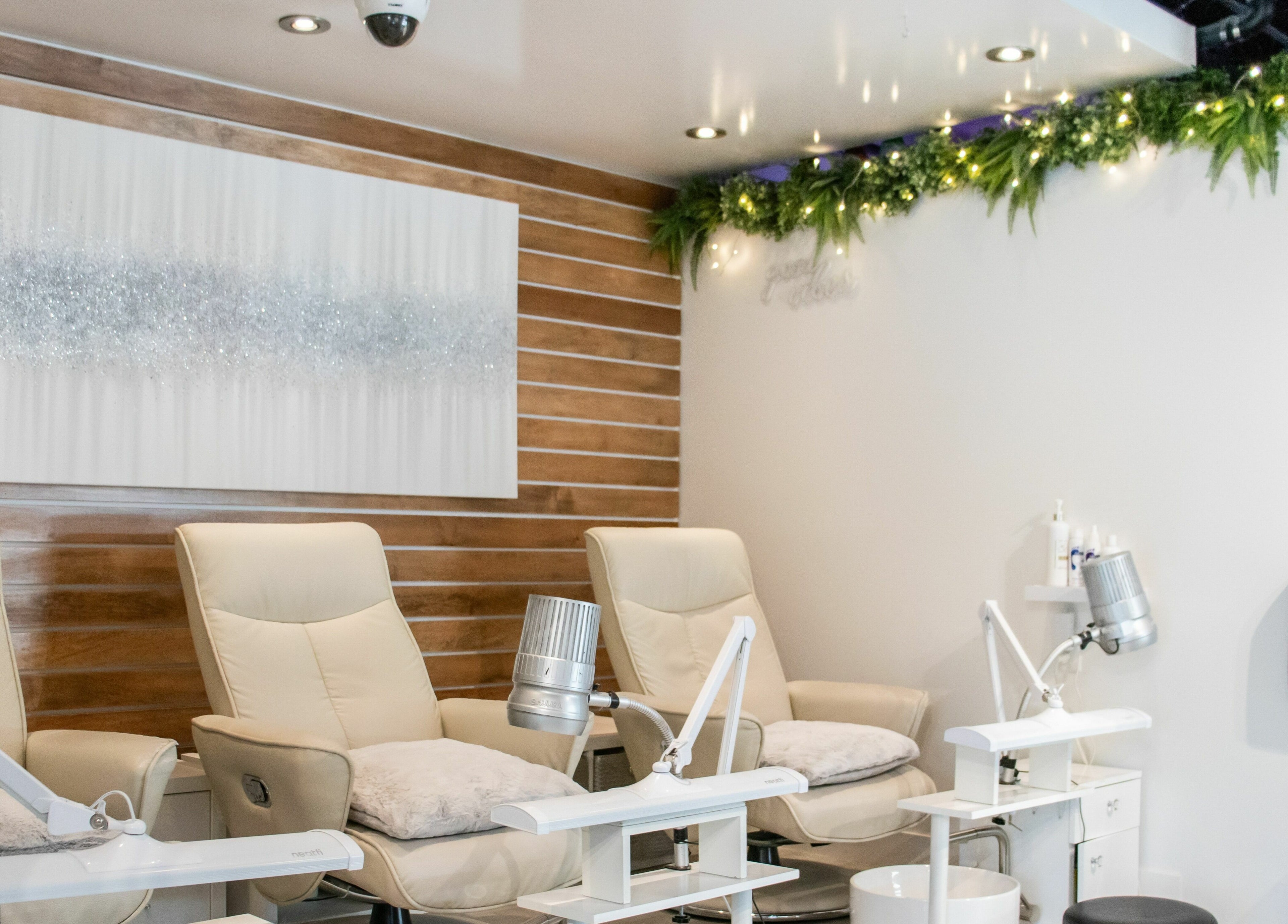 Relaxing pedicure chairs at Euronails | New Westminster, British Columbia, CA, offering serene beauty services.
