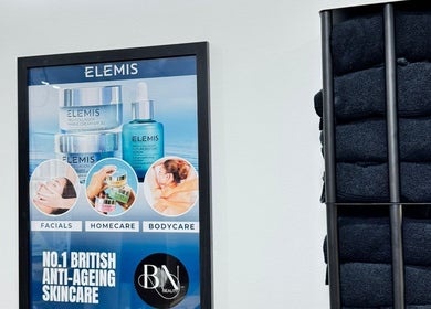 BN Beauty - Rottingdean promotes top skincare products at Brighton And Hove, England, GB with elegant towel racks.