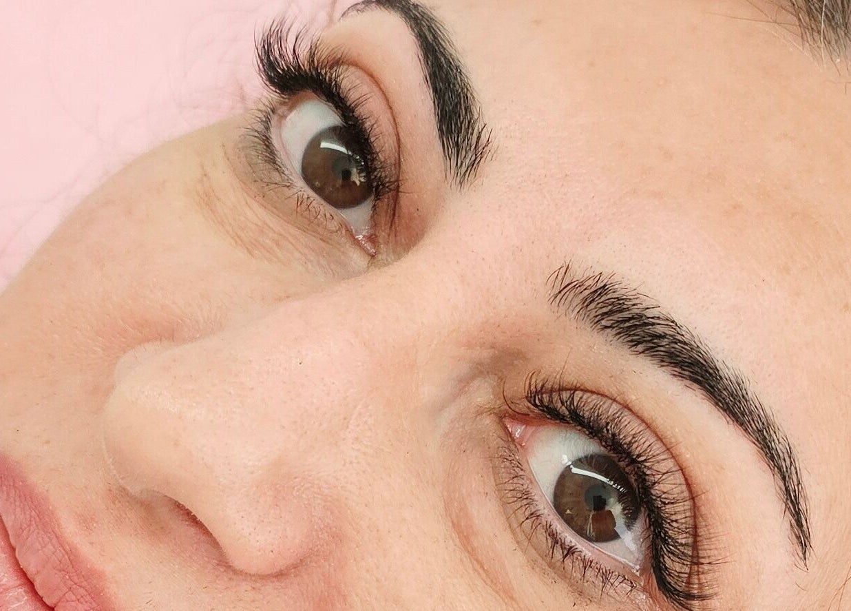 Close-up of elegant eyelashes by Fairytale Lashes, Onkaparinga Heights, South Australia, AU.