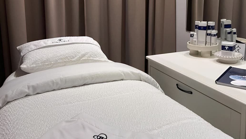 Luxurious treatment room at JK Skin Studio, Double Bay, New South Wales, AU for ultimate relaxation and skincare.