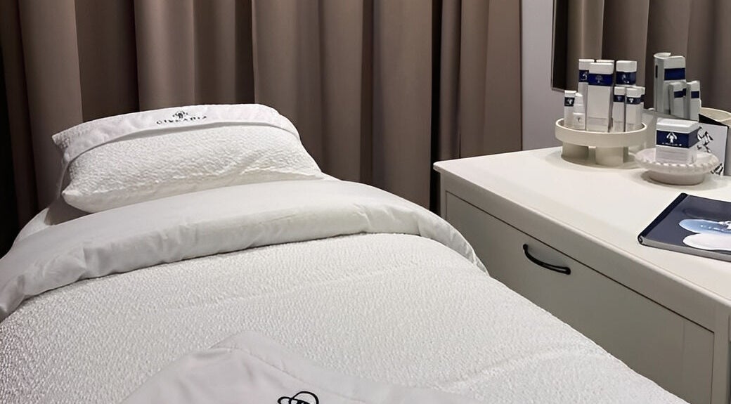 Luxurious treatment room at JK Skin Studio, Double Bay, New South Wales, AU for ultimate relaxation and skincare.