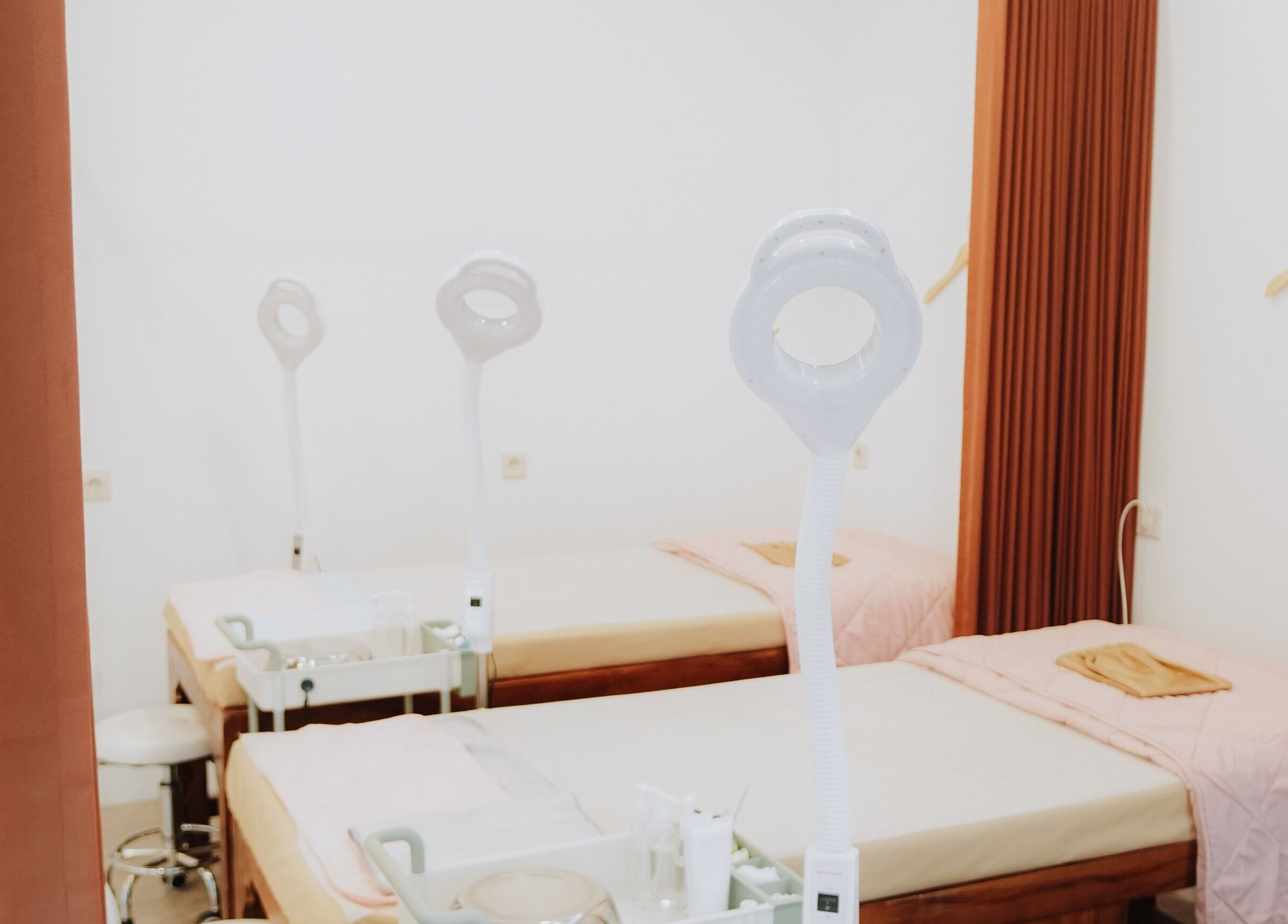 Peaceful treatment area at Glow In Beauty Studio, Bali, Bali, ID showcasing modern equipment and clean beds.