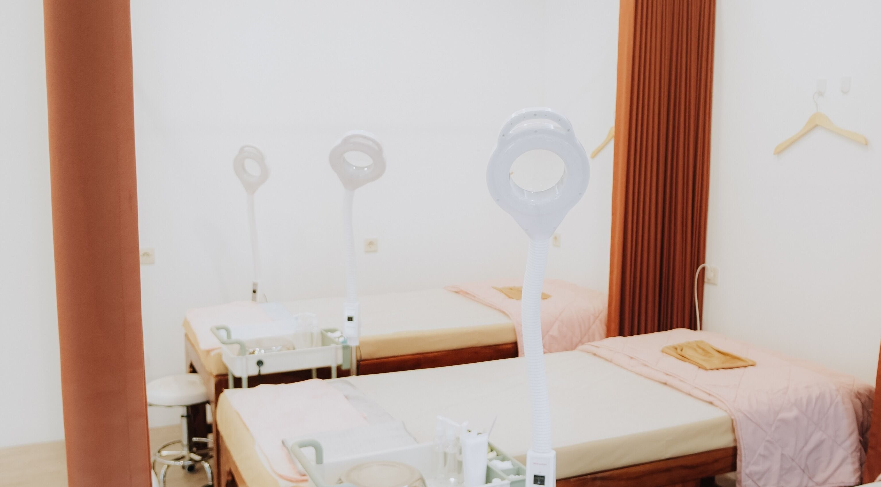 Peaceful treatment area at Glow In Beauty Studio, Bali, Bali, ID showcasing modern equipment and clean beds.