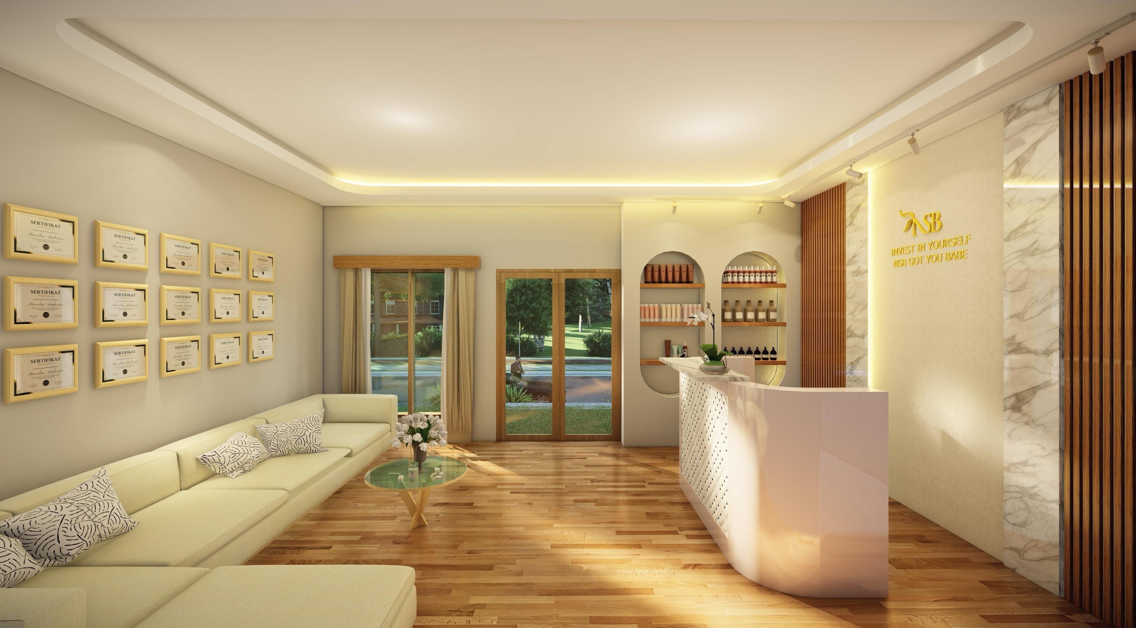 Inviting interior of NSB Beauty Studio Batubulan in Bali, Bali, ID with cozy seating and stylish decor.