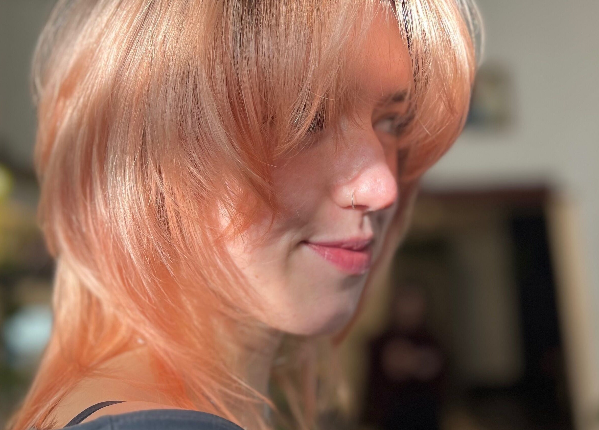 Sara @ The Loft by Westworks Collective showcasing vibrant hair color in Bexhill, England, GB.