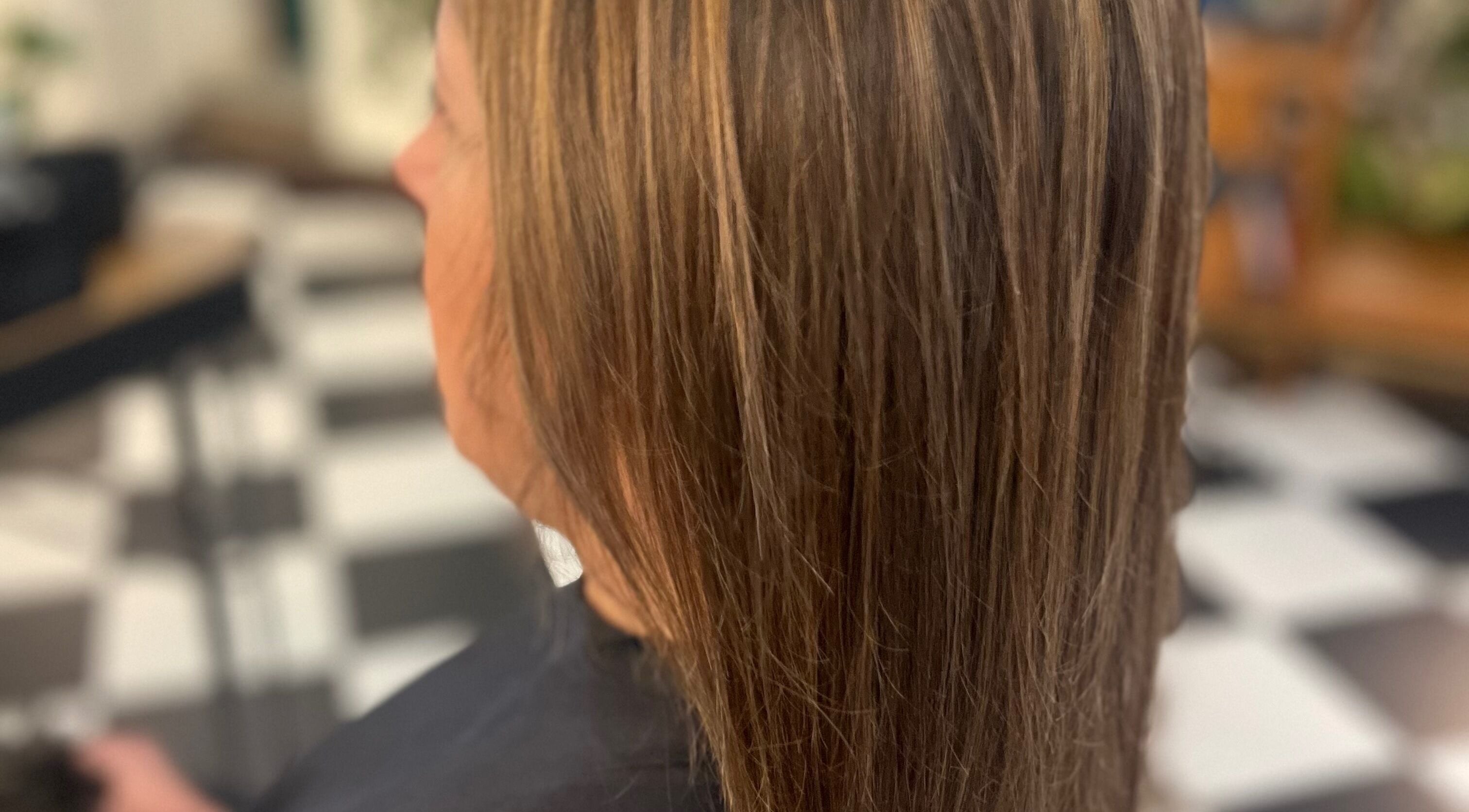 Hair styled at Sara @ The Loft by Westworks Collective in Bexhill, England, GB. Professional salon finish.