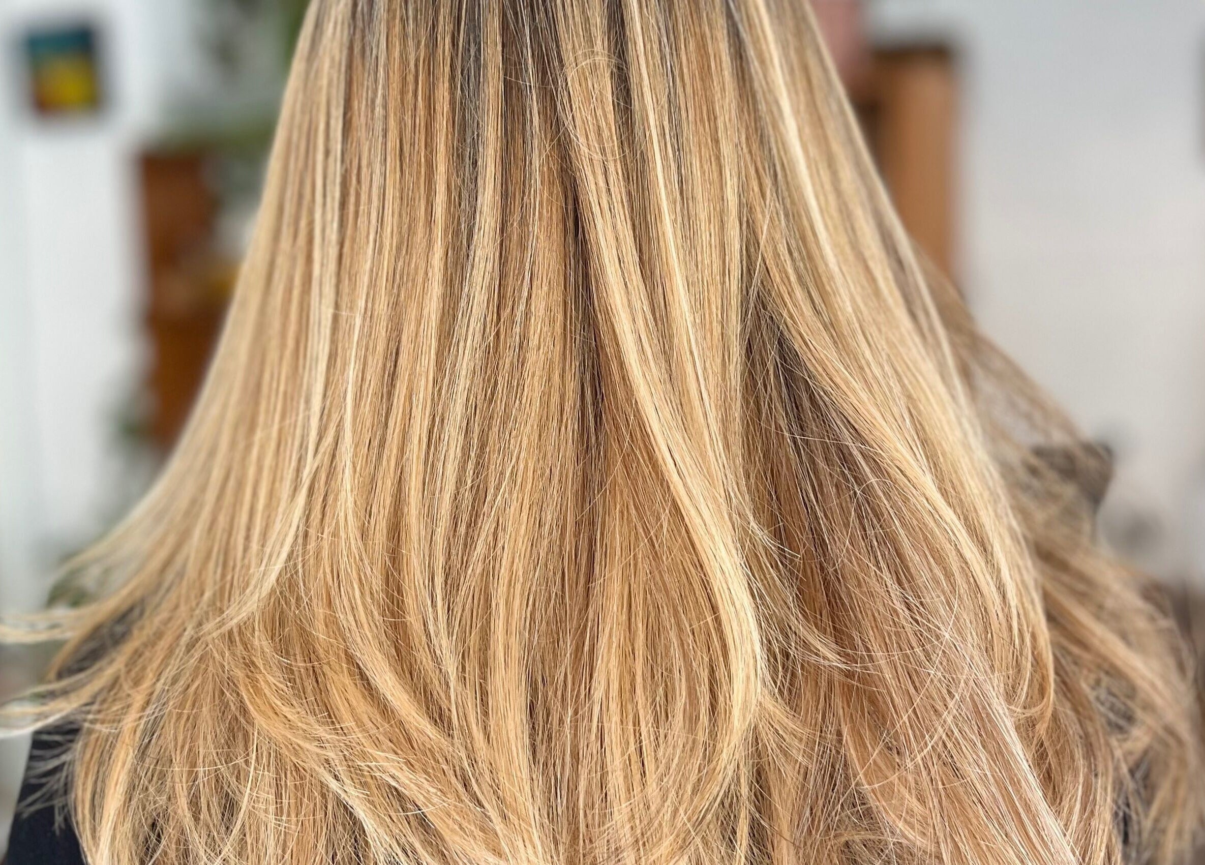 Long blonde hair at Sara @ The Loft by Westworks Collective, Bexhill, England, GB.
