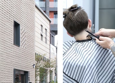 Korner Seoul hair salon, exterior and haircut session in Seoul, 서울특별시, KR.