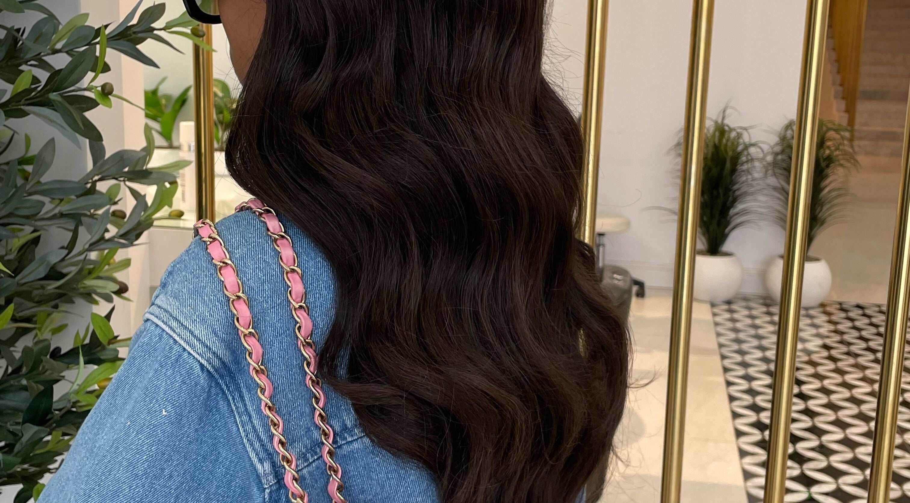 Lush, wavy hair styled elegantly at Luna Noor Salon in Riyadh, Riyadh Province, SA.