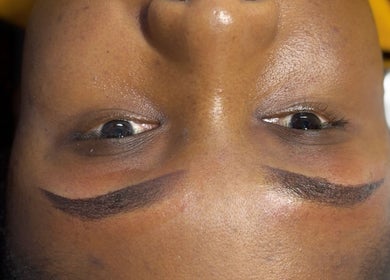 Beautifully sculpted eyebrows at Lucyna Lashes, Milton Keynes, England, GB for enhanced beauty and style.