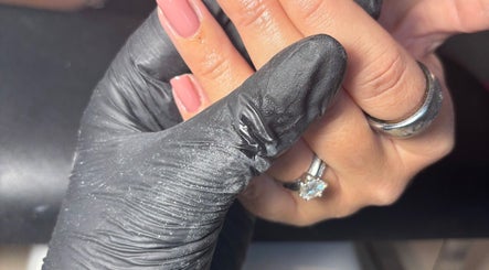 Professional manicure at Gnb Nail Studio, Broomfield, England, GB. Close-up of beautifully polished nails.