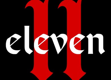 Stylized Eleven Barber Studio logo featuring bold red and white text. Located in Varna, Varna, BG.