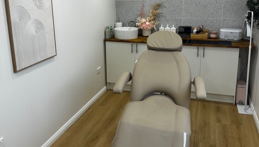 Relaxing treatment room at Blissful Beauty in Melba, Australian Capital Territory, AU with spa chair and decor.