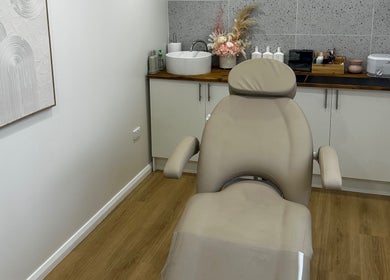 Relaxing treatment room at Blissful Beauty in Melba, Australian Capital Territory, AU with spa chair and decor.
