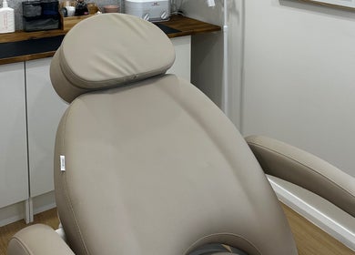 Elegant spa chair at Blissful Beauty, Melba, Australian Capital Territory, AU, ideal for relaxation.