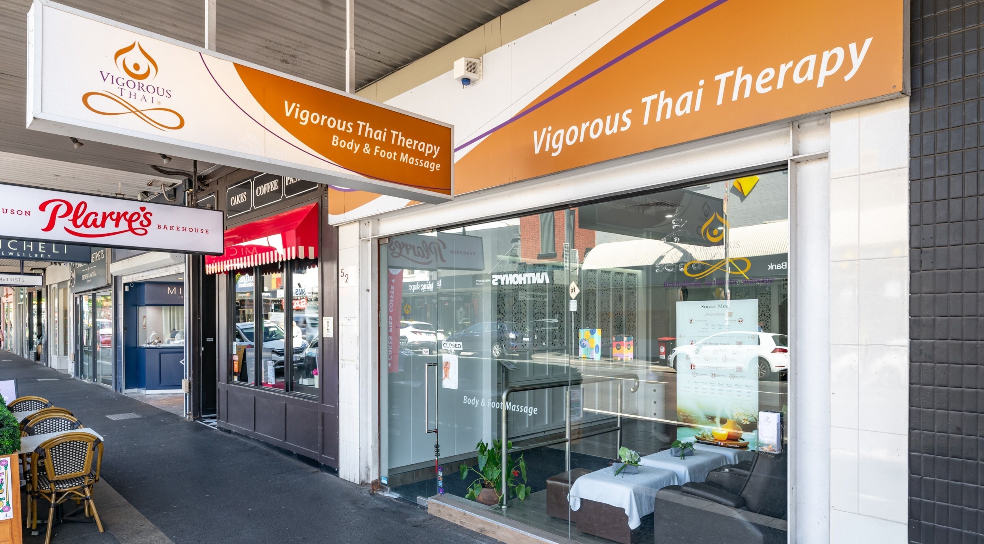 Street view of Vigorous Thai - Moonee Ponds, offering massage therapy in Moonee Ponds, Victoria, AU.