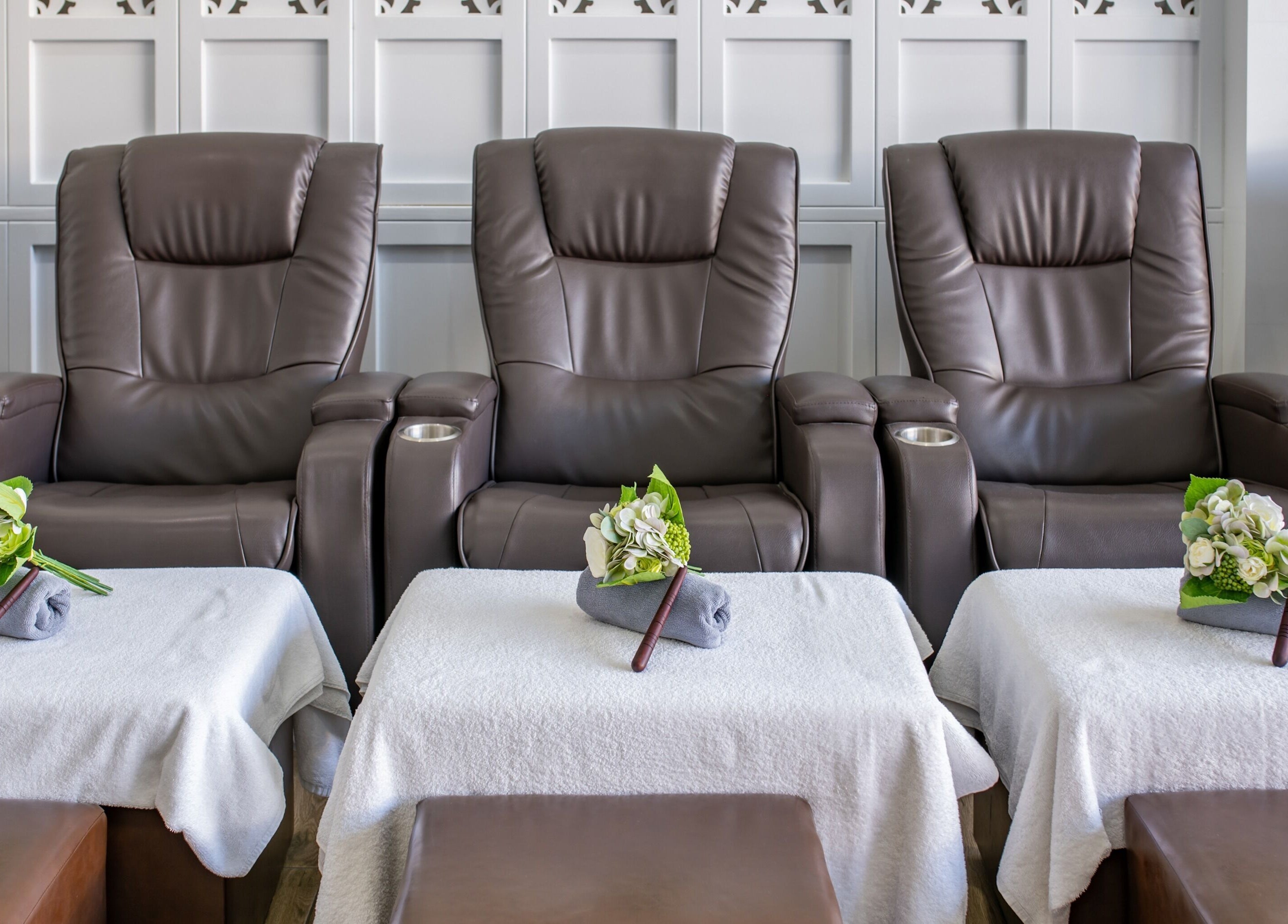 Relax in premium massage chairs at Vigorous Thai - Moonee Ponds, Moonee Ponds, Victoria, AU.