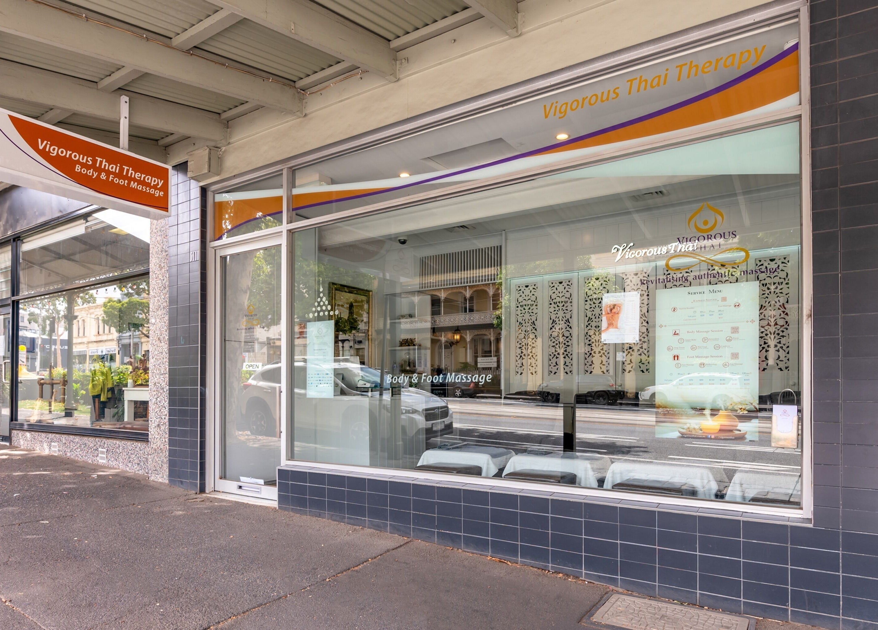 Vigorous Thai - West Melbourne showcases inviting exterior in West Melbourne, Victoria, AU for wellness and bliss.