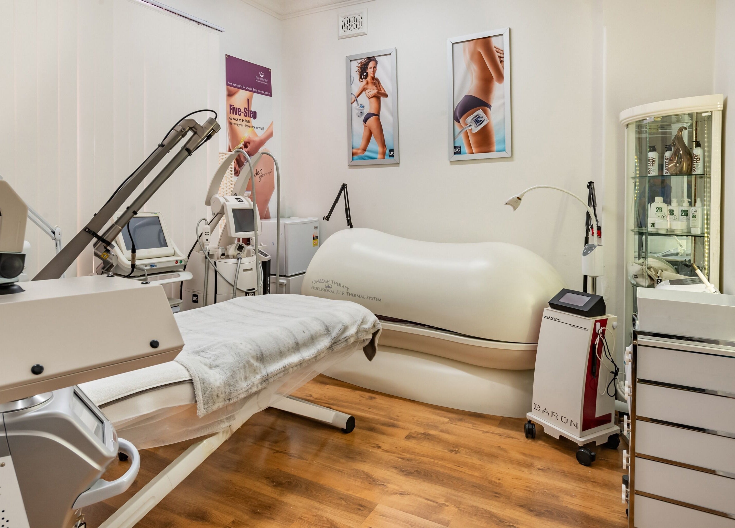 State-of-the-art beauty equipment at Diva Face and Body Clinic, Strathfield, New South Wales, AU.
