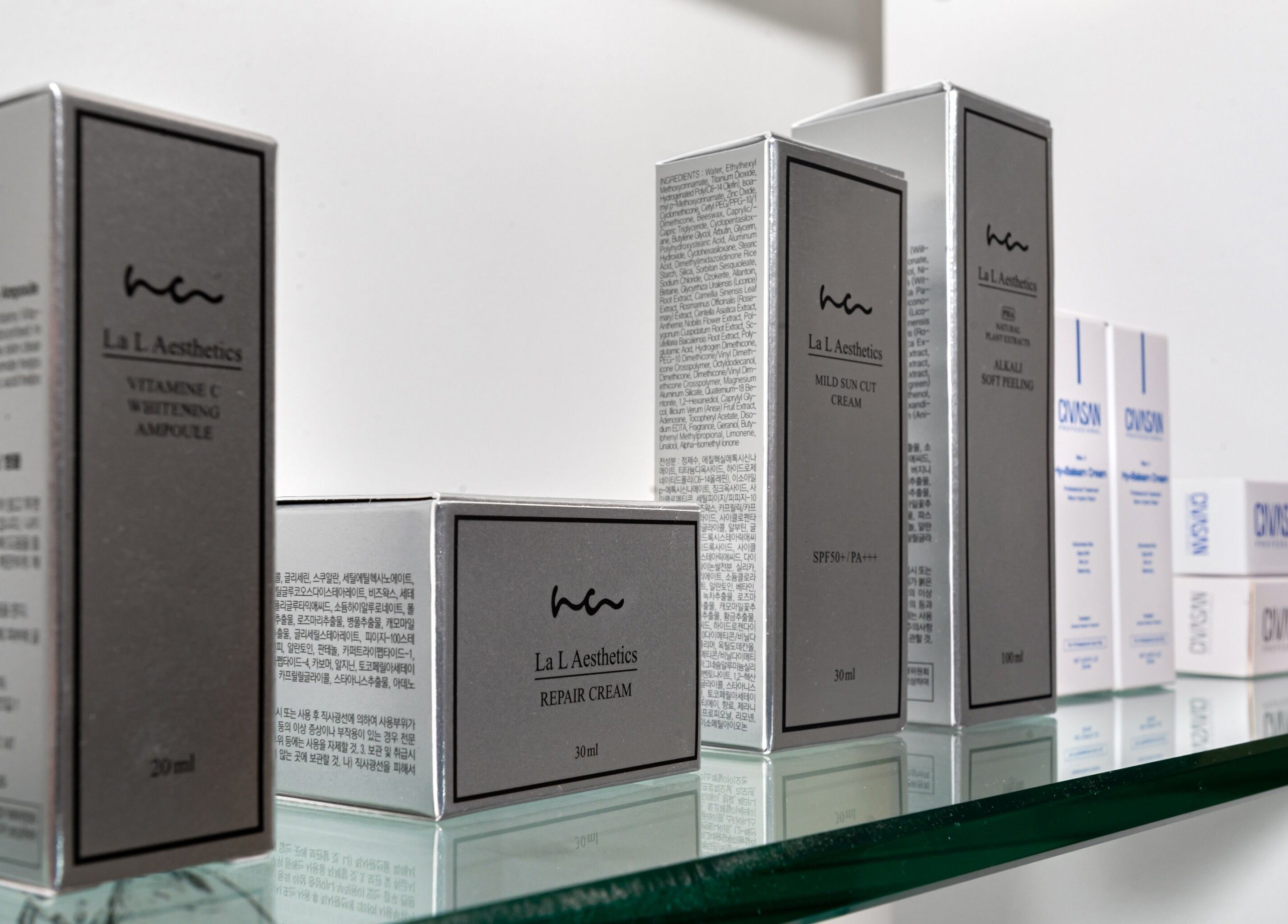 Premium skincare products at Diva Face and Body Clinic, Strathfield, New South Wales, AU displayed elegantly.