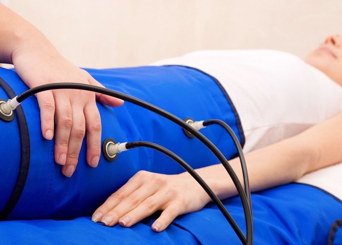 Tratamiento de presoterapia en Studio De Belleza Virginia Falcao, Cambrils, Catalunya, ES.