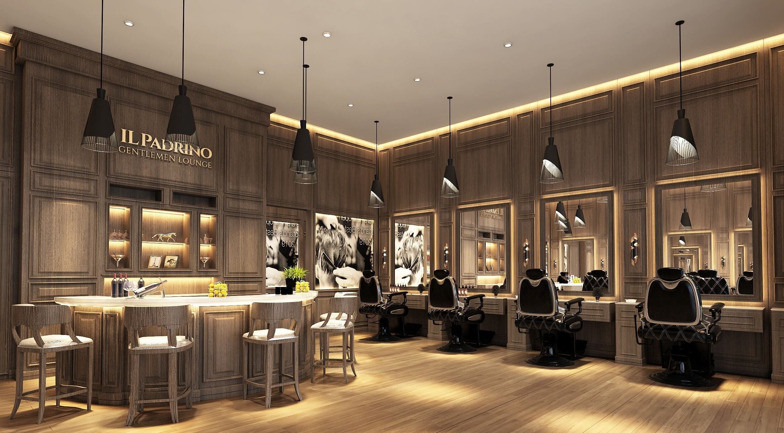 Elegant interior of Il Padrino Gentlemen Lounge - Arabian Ranches 3, Dubai, Dubai, AE enhancing luxury experience.