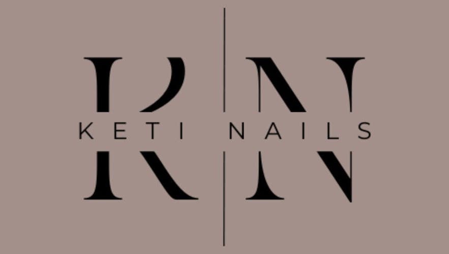 Sophisticated Keti Nails logo in black and pink tones, displayed at Beograd, RS.
