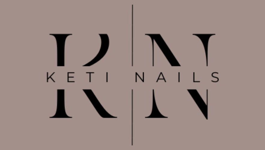 Sophisticated Keti Nails logo in black and pink tones, displayed at Beograd, RS.