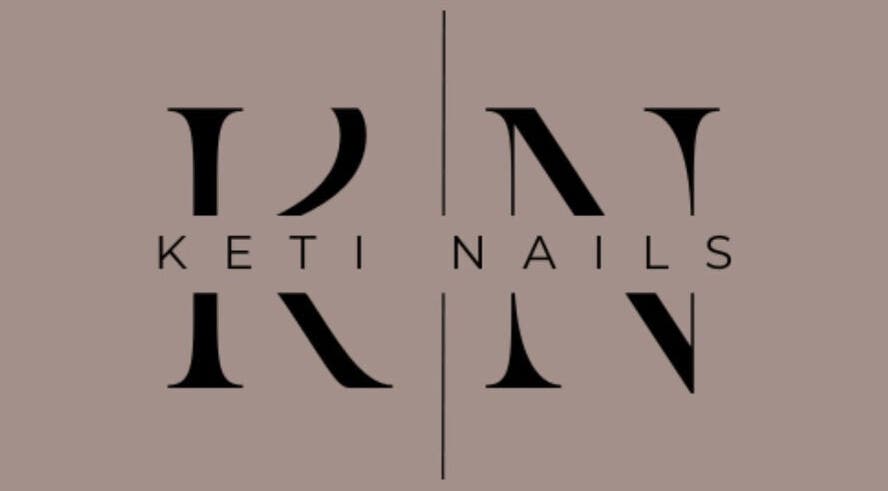 Sophisticated Keti Nails logo in black and pink tones, displayed at Beograd, RS.