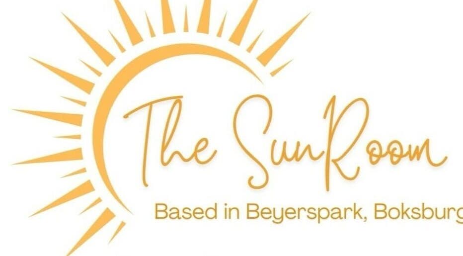 The SunRoom Boksburg logo featuring a stylized sun in Boksburg, Gauteng, ZA.