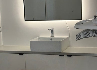 Stylish treatment sink at Soraya Skin Clinic Prahran, Prahran, Victoria, AU, offering top wellness services.