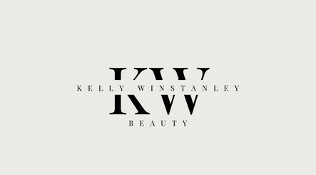 Kelly Winstanley Beauty logo in elegant font, Liverpool, England, GB.