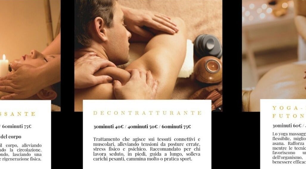 Massaggio rilassante a Dennisse Trujillo Massaggiatrice, Cagliari, Sardegna, IT. Sfondo di candele serene.