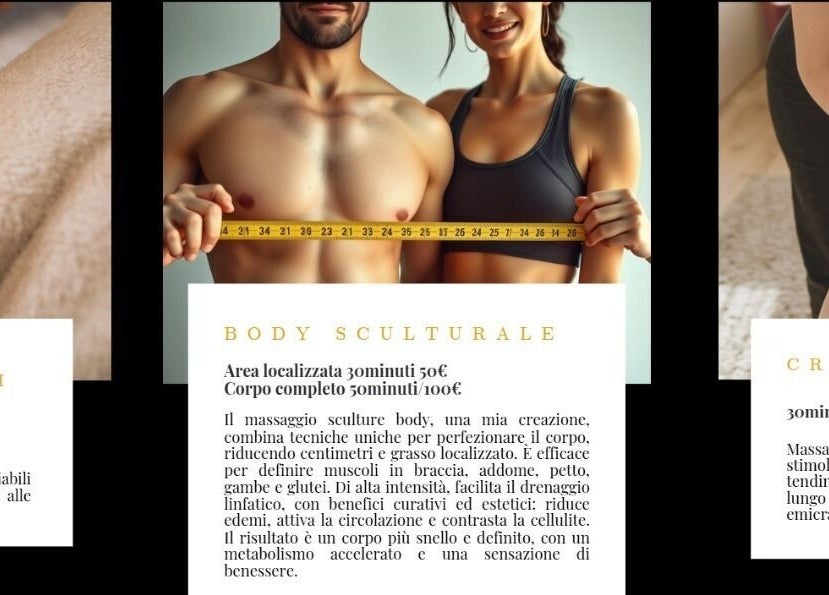 Scultura Corporea presso Dennisse Trujillo Massaggiatrice a Cagliari, Sardegna, IT evidenzia la definizione muscolare.