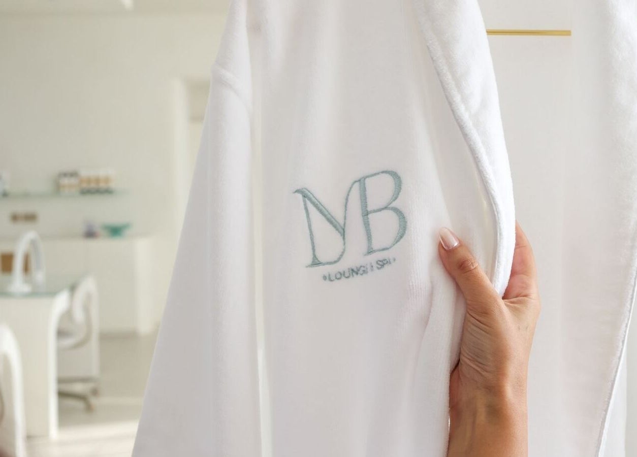 Luxurious robe at MYB Lounge & Spa in Al Khobar, Eastern Province, SA holds promise of relaxation and style.
