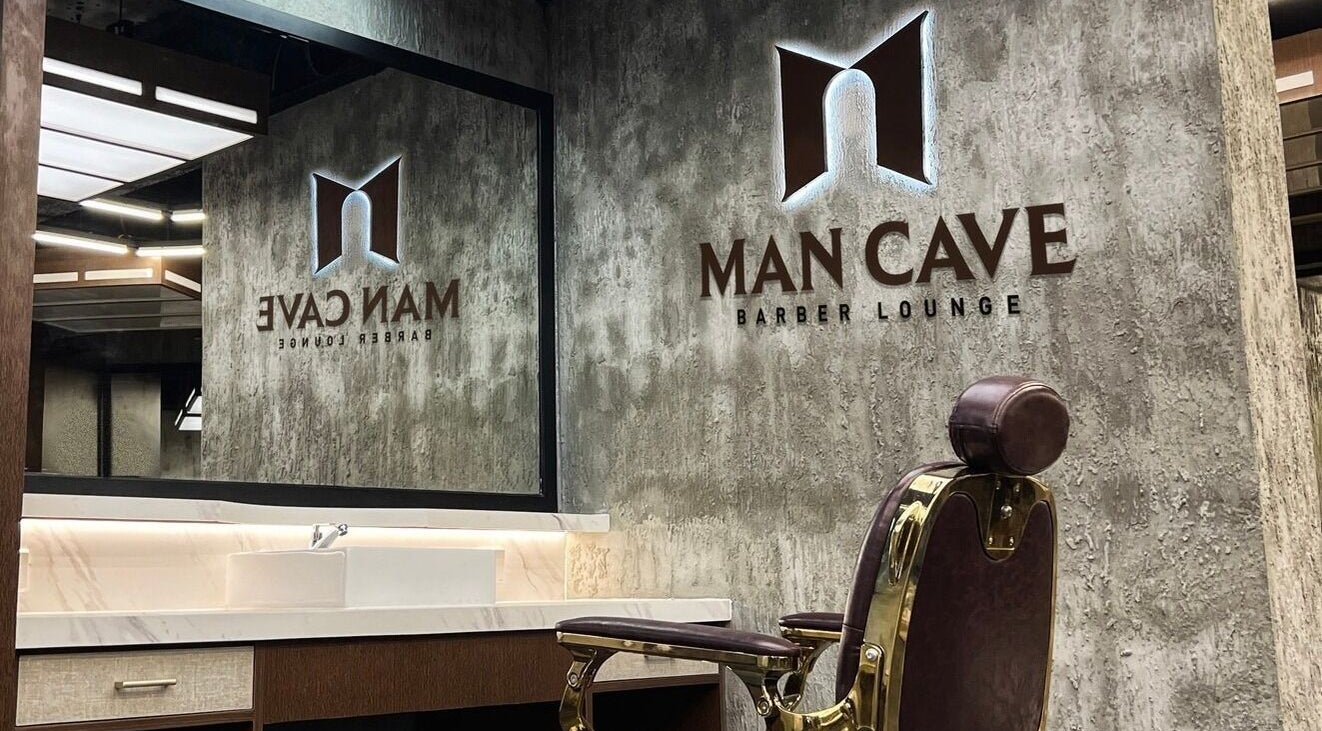 Barber chair in MAN CAVE - Barber Lounge in Yangon, Yangon Region, MM showcasing a modern interior.