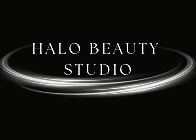 Halo Beauty Studio logo with glowing effect in Hatfield, England, GB.