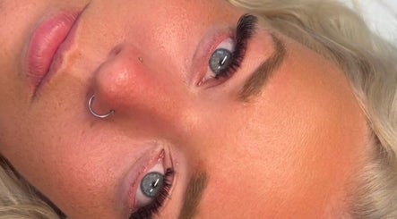 Close-up of glamorous lashes at Halo Beauty Hatfield, Hatfield, England, GB.