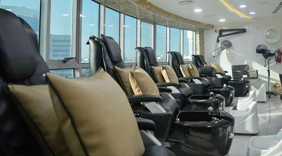 Luxurious pedicure chairs at Star Chic Beauty Centre - Mezzanine, Dubai, AE for ultimate relaxation experience.