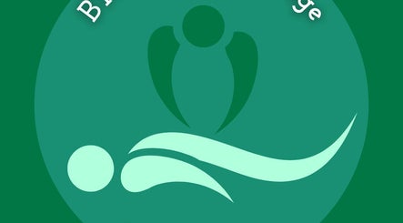 BTHSportsMassage logo in green tones, Heanor, England, GB, symbolizing relaxation and wellness.