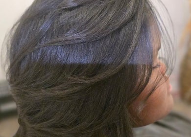 Smooth and styled hair at JAIYA BEAUTÉ 🌸 Heidi salon, Montréal, Québec, CA.