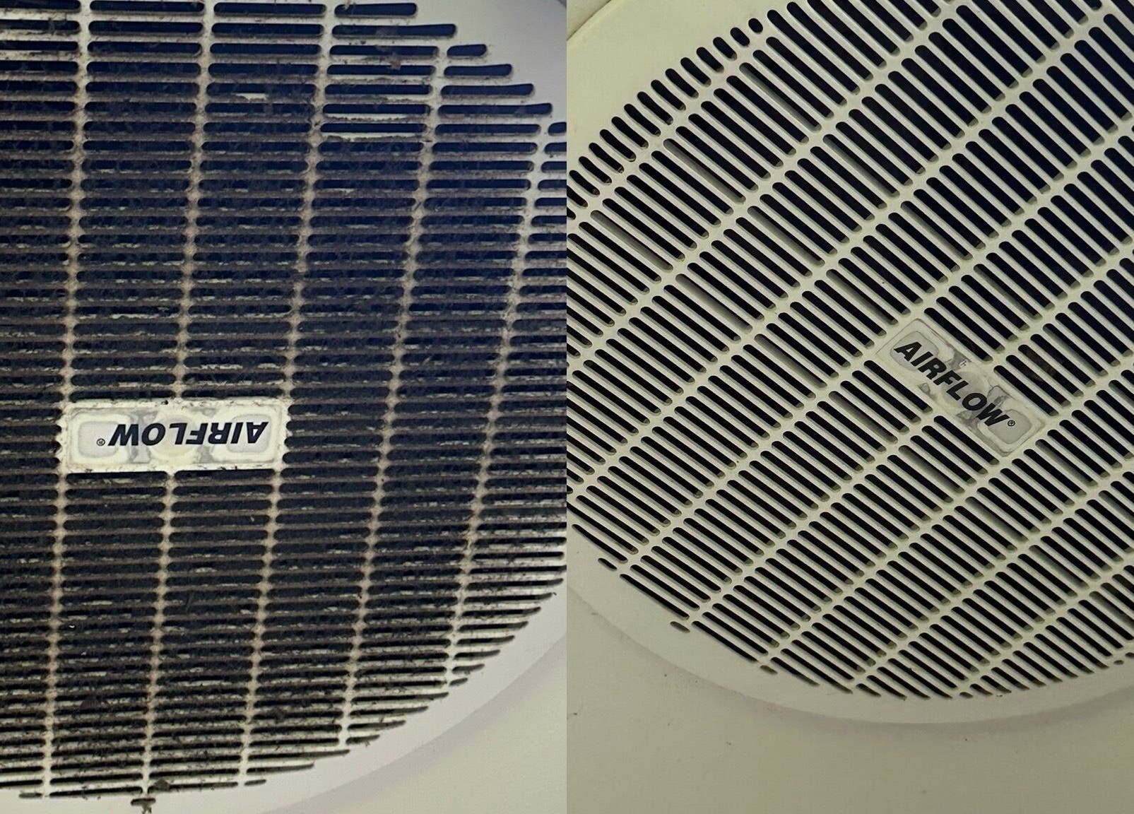 Air vents at Crystal Bright Perth in Haynes, WA, showcasing pristine cleanliness and efficient airflow.