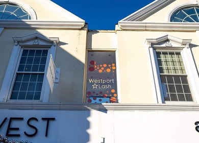 Front view of Westport Lash located in Westport, Connecticut, US, showcasing its elegant exterior design.