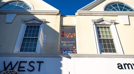 Front view of Westport Lash located in Westport, Connecticut, US, showcasing its elegant exterior design.