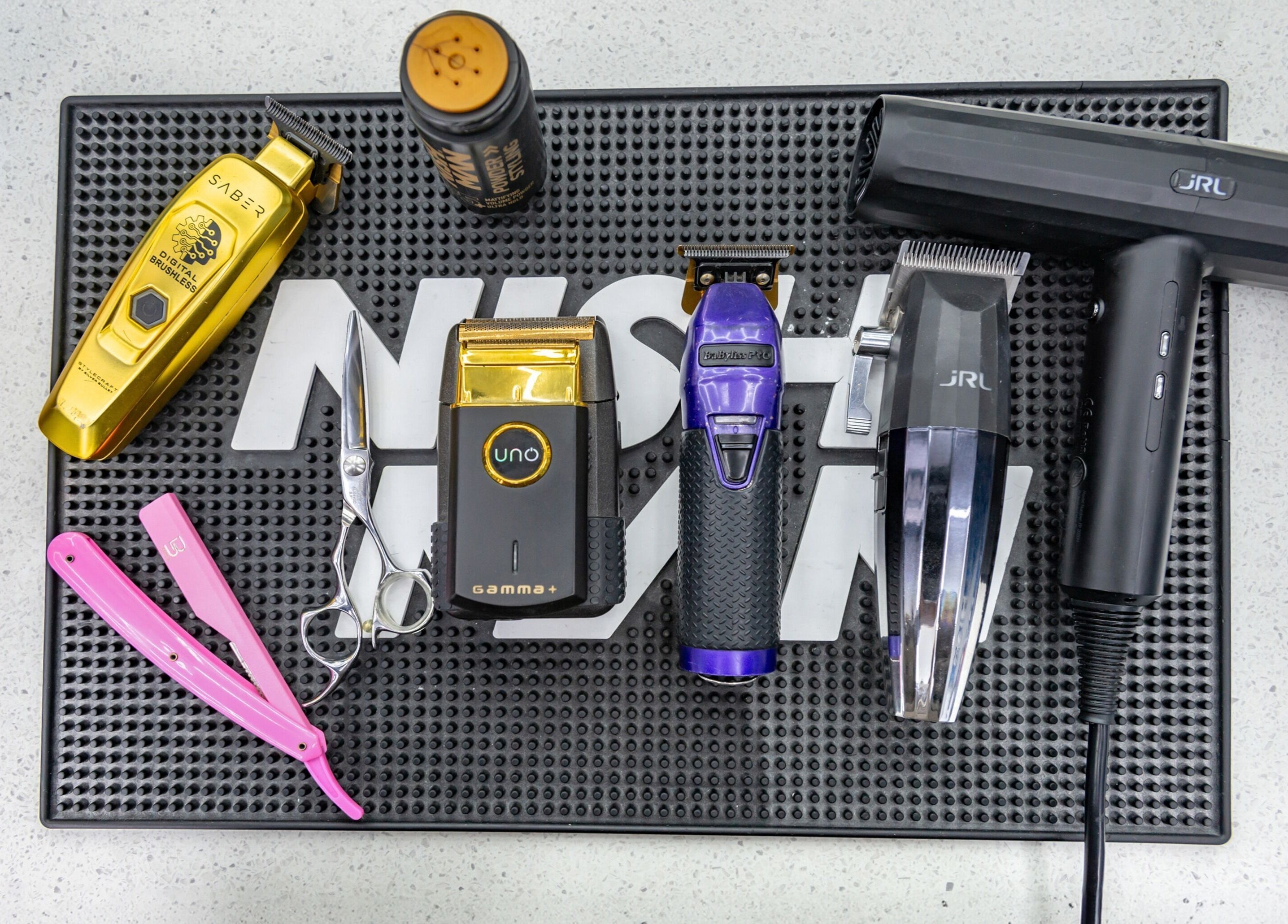 Professional hair tools at FADEZ R US in Penrith, NSW, AU for premium styling and grooming services.