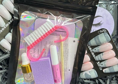Nail kit including manicure tools at Miaedon Beauty Room in Applecross, Western Australia, AU.