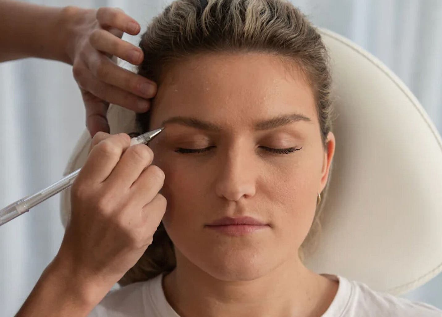 Eyebrow shaping at Your Aesthetic, Berwick, VIC, AU, showcasing precision beauty treatment.