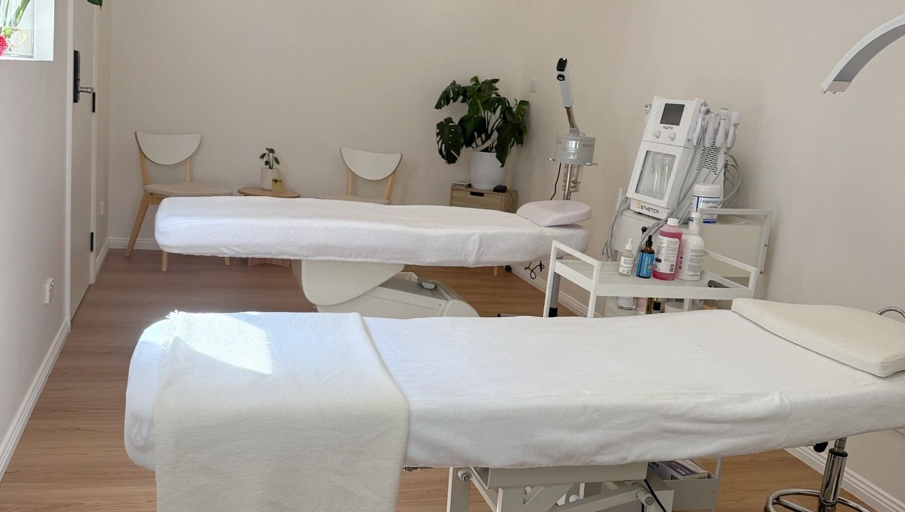 Treatment room at Phibrows _elisa_australia, Emu Heights, New South Wales, AU, showcasing modern spa facilities.