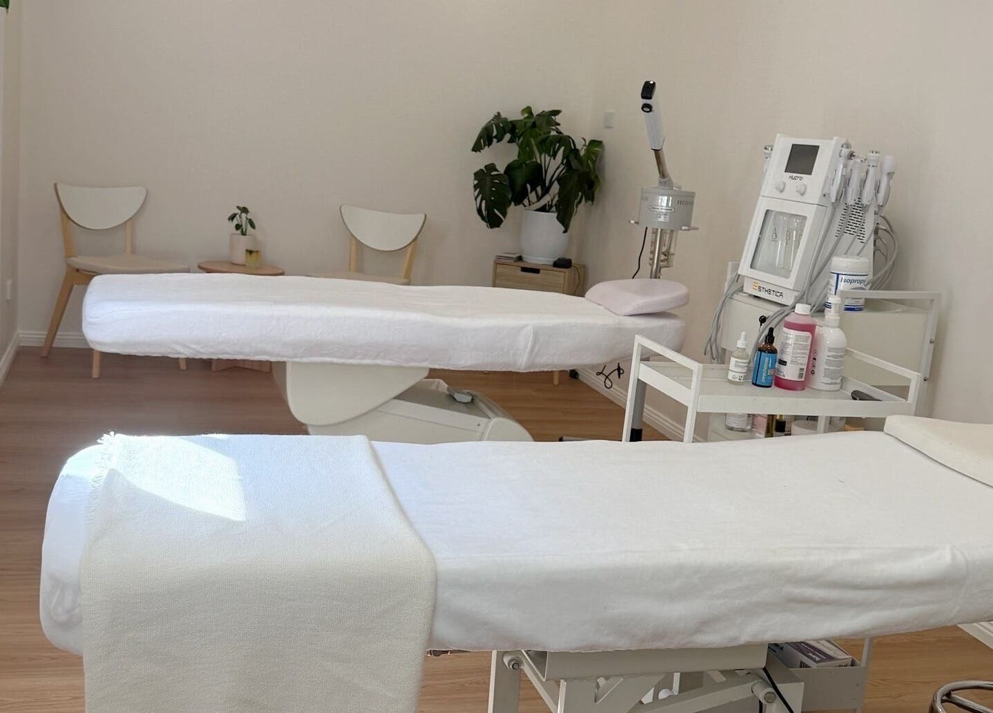 Treatment room at Phibrows _elisa_australia, Emu Heights, New South Wales, AU, showcasing modern spa facilities.
