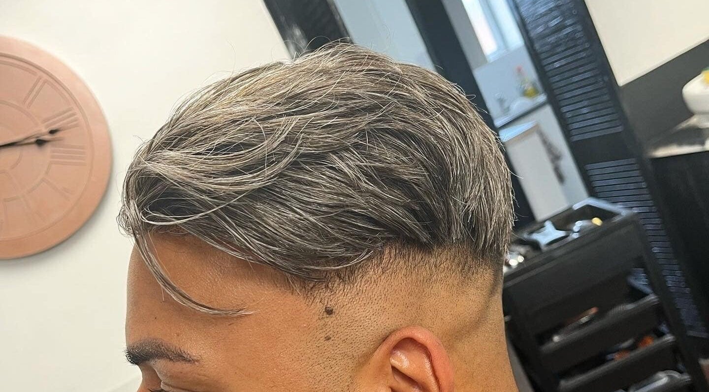 Modern hairstyle at Salon 63, Albrighton, England, GB, showcasing elegance and style.